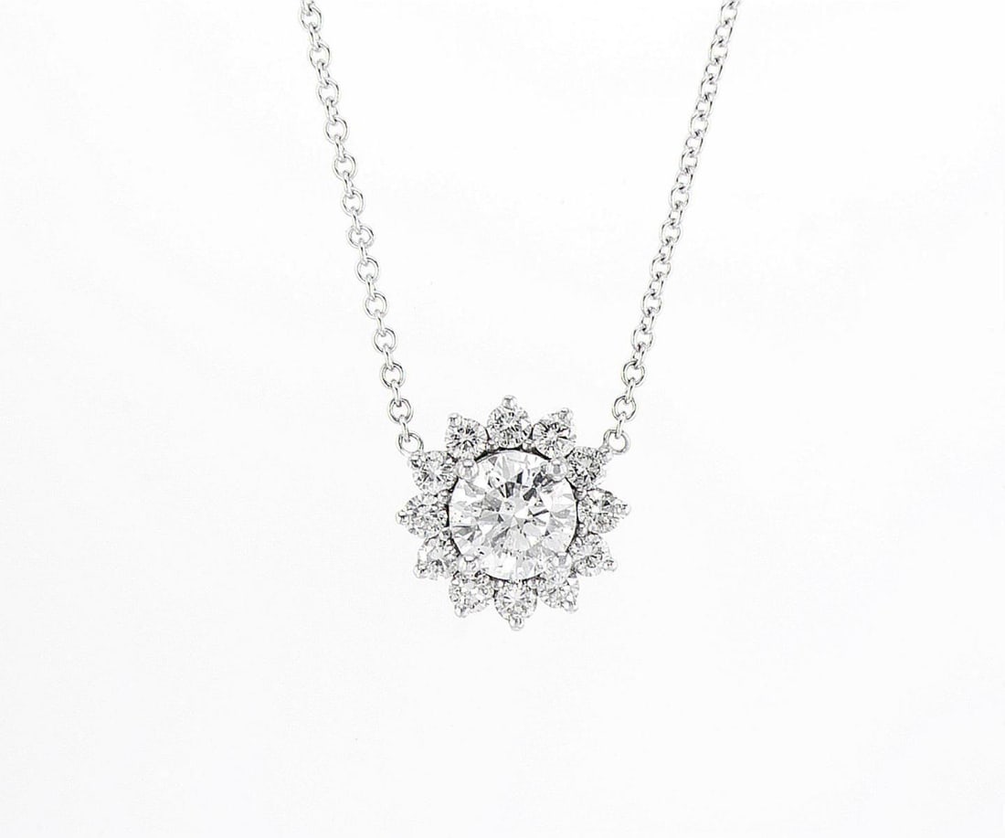 14kt White Gold 2.2ctw Diamond Necklace: Jewelry Description Description: One 14k white gold necklace, set with lab grown diamonds. Jewelry Weight: 5.06 Grs Total Diamonds Weight: 2.2 Cts Precious Metal: 14kt White Gold Certificate Number: D