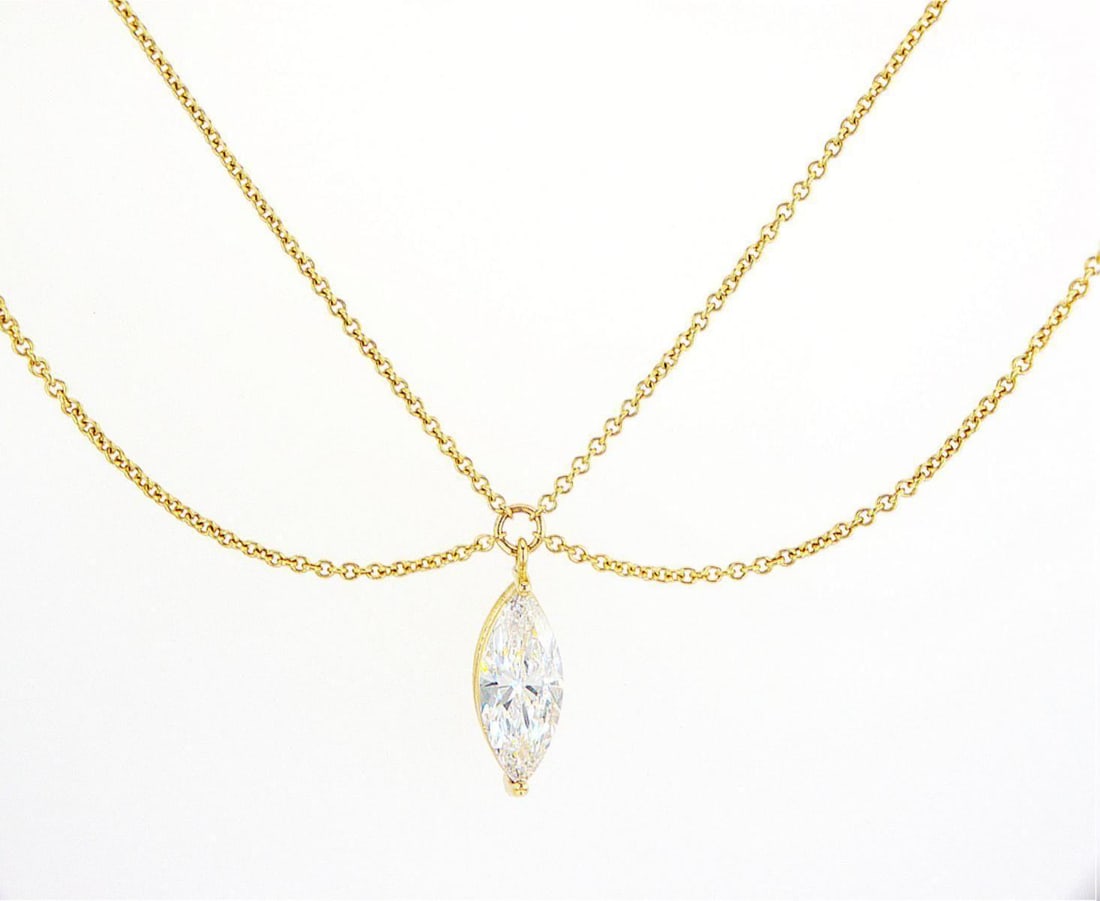 14kt Yellow Gold 1.7ctw Diamond Pendant: Jewelry Description Description: One 14k yellow gold pendant, set with lab grown diamonds. Jewelry Weight: 6.07 Grs Total Diamonds Weight: 1.7 Cts Precious Metal: 14kt Yellow Gold Certificate Number: 