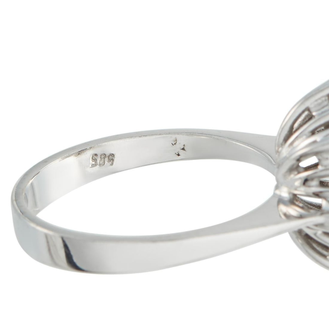 14K WHITE GOLD 0.71CT DIAMOND RING - 4