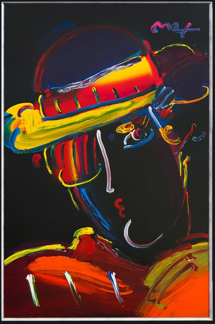 Peter Max- Original Mixed Media "Zero Prism" - 2
