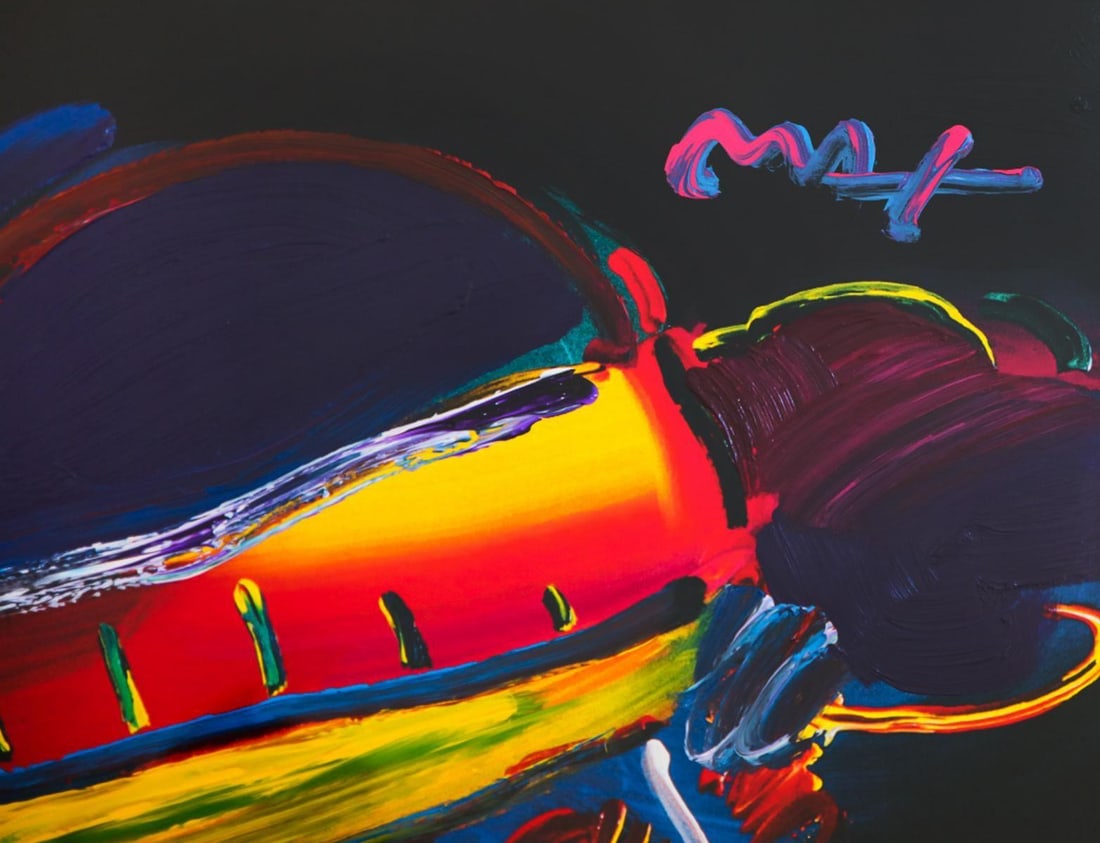 Peter Max- Original Mixed Media "Zero Prism" - 3