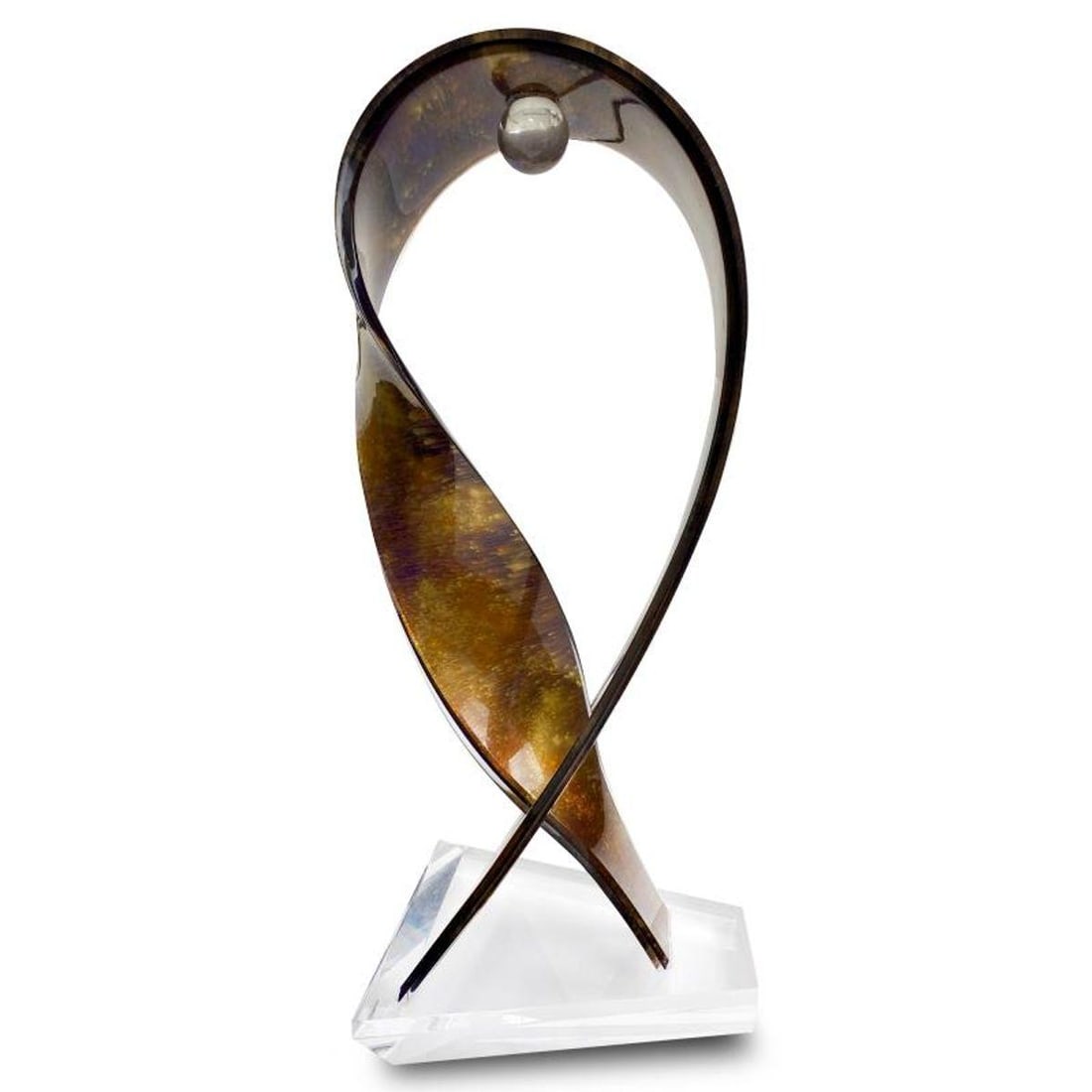 Shlomi Haziza, Acrylic Sculpture, Hand Signed with Letter of Authenticity.: This is an acrylic sculpture by Shlomi Haziza, hand signed by the artist. Includes Letter of Authenticity. Measures approx. 27" x 11" 11". There are minor scuffs and scratches particularly on the baae