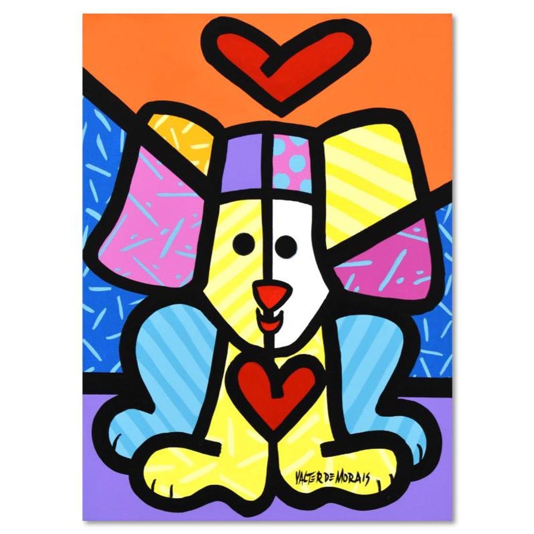 Valter Morais, Original Acrylic Painting on Canvas, Hand Signed with Letter of Authenticity.: This is an original acrylic painting on stretched canvas by Valter Morais, hand signed by the artist. Includes Letter of Authenticity. Measures approx. 12" x 16" (image).