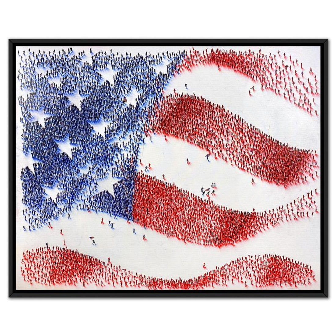 Craig Alan, "Populus: Nation Of Nations" Framed Limited Edition on Canvas, Numbered and Hand Signed: Nation Of Nations is a limited edition giclee on canvas by Craig Alan. This piece comes from the Alan's "Populus" series and is numbered and hand signed by the artist. This piece comes custom framed. 