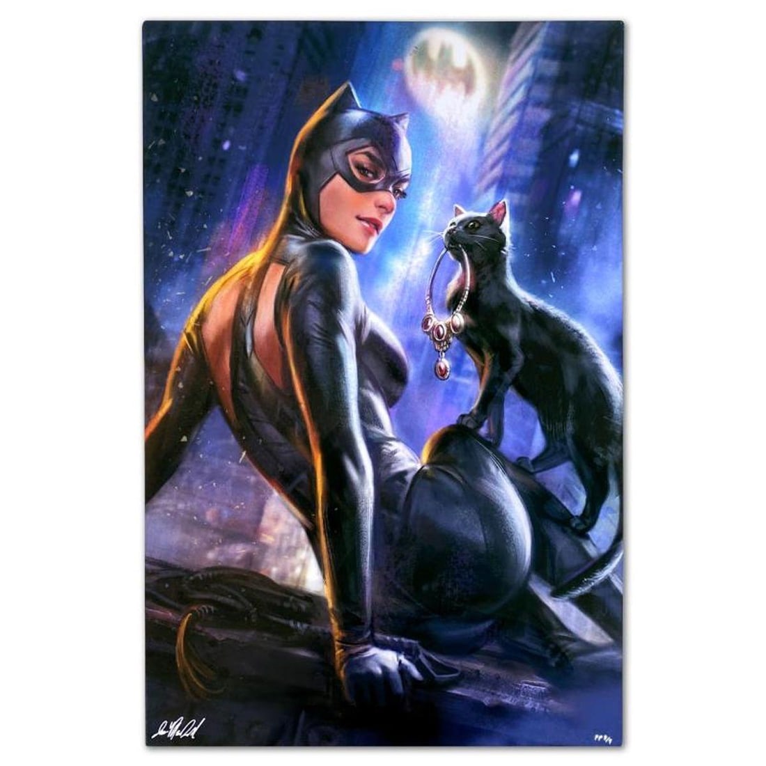 DC Comics & Ian MacDonald, "Catwoman: Girl's Best Friend" Limited Edition on Aluminum, PP Numbered (1 of 2)