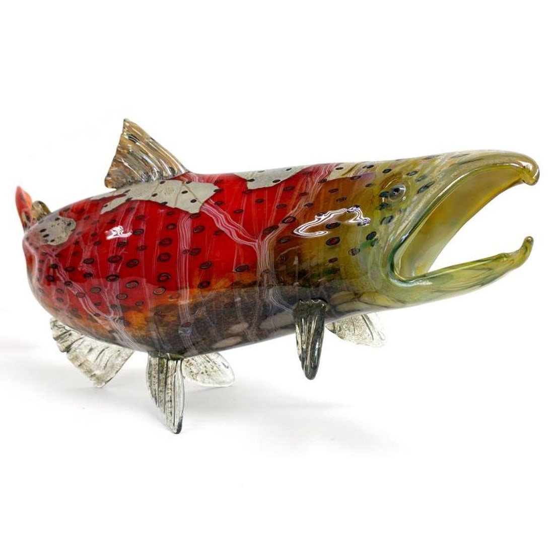 Andy Nichols, Hand Blown Glass Fish, Dated 2010 and Hand Signed with Letter of Authenticity. (1 of 3)
