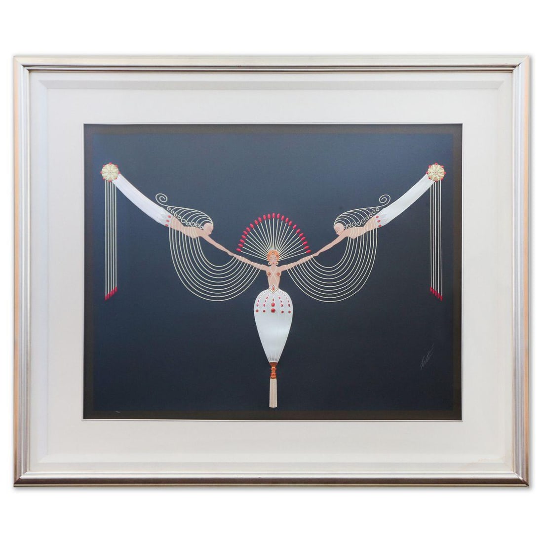 Erte- Screenprint in colors "The Necklace" (1 of 2)