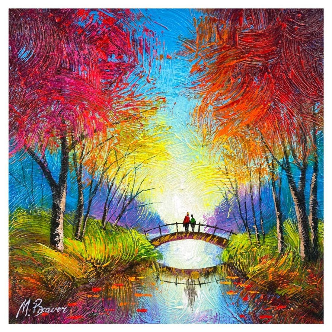 Mark Braver, Original Acrylic Painting on Canvas, Hand Signed with Letter of Authenticity. (1 of 2)