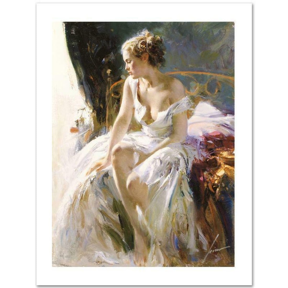 Pino (1939-2010), "Morning Breeze" Hand Signed Limited Edition with Certificate of Authenticity. (1 of 1)
