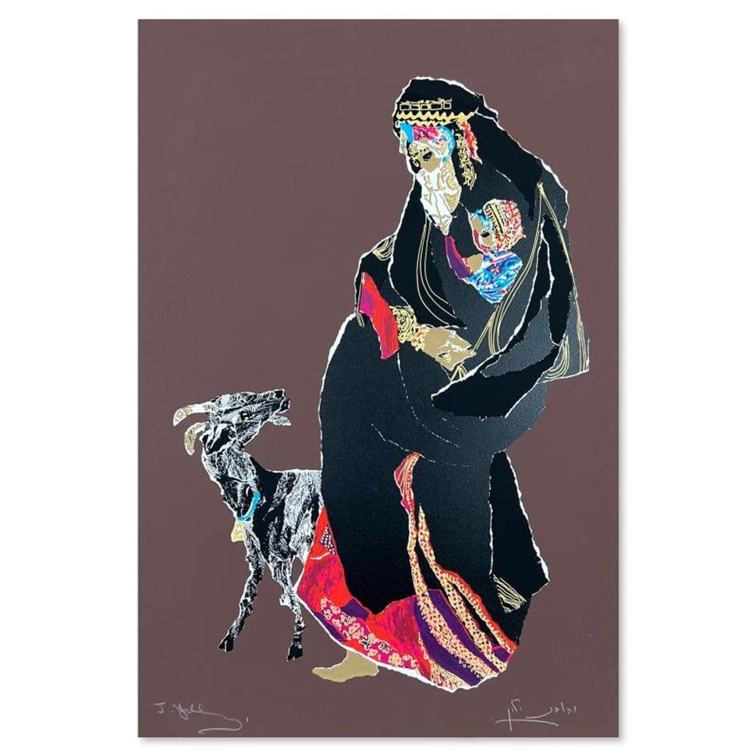 Judith Yellin, Limited Edition Serigraph, Hand Signed and Numbered with Letter of Authenticity. (1 of 2)