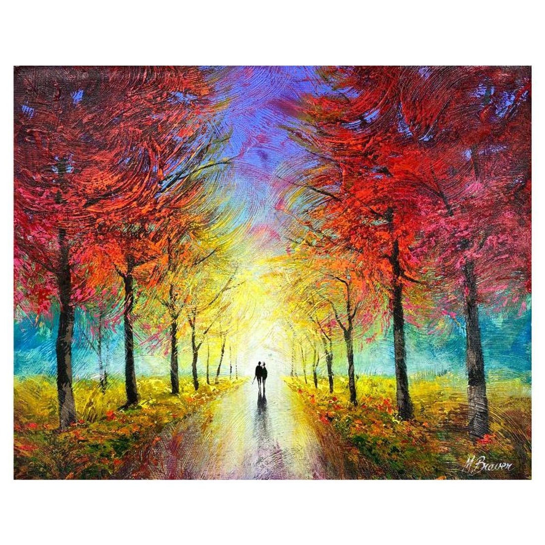 Mark Braver, Original Oil Painting on Canvas, Hand Signed with Letter of Authenticity. (1 of 2)