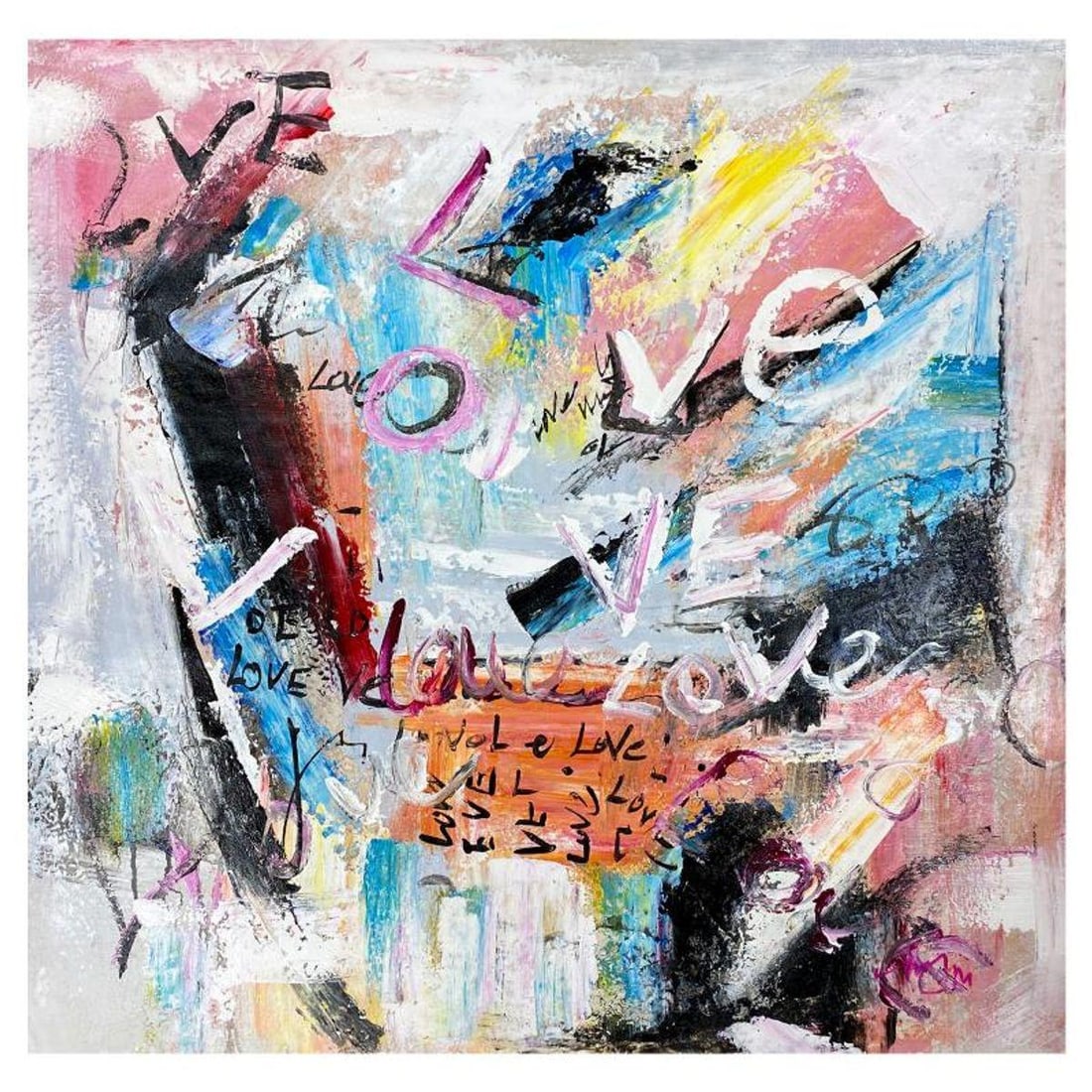 Mani, Original Acrylic Painting on Canvas, Hand Signed with Letter of Authenticity. (1 of 2)