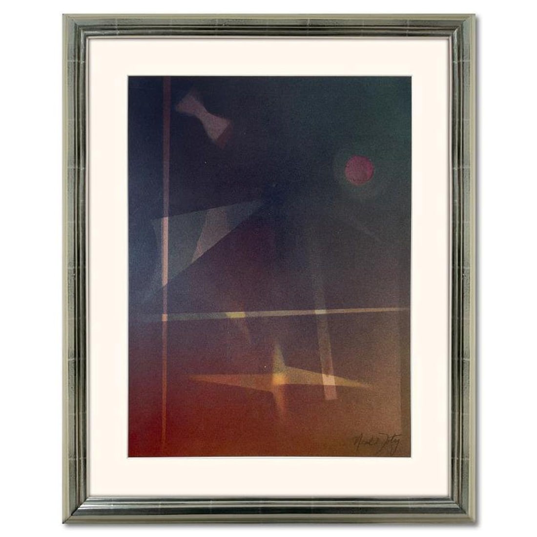 Neal Doty (1941-2016), Framed One-of-a-Kind Mixed Media, Hand Signed with Letter of Authenticity.: This is a one-of-a-kind mixed media on paper by Neal Doty (1941-2016), hand signed by the artist. This piece comes custom framed. Includes Letter of Authenticity. Measures approx. 25.5" x 31.5"