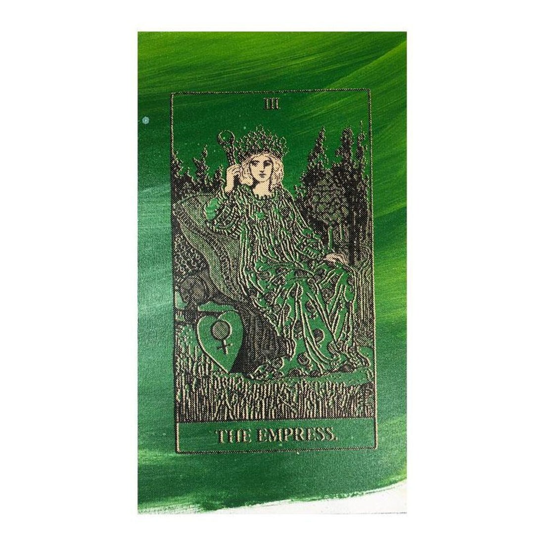 Steve Kaufman (1960-2010), "Tarot, The Empress" Hand Signed and Numbered Limited Edition Hand Pulled (1 of 2)