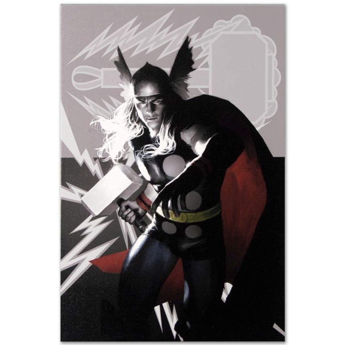 Marvel Comics "Wolverine Avengers Origins: Thor #1 & The X-Men #2" Numbered Limited Edition Giclee: A piece of comic book history, this limited edition, from original art by Al Barrionuevo, depicts the heroic Thor. Al Barrionuevo has worked on many DC titles as well as Marvel comics such as X-Men, A