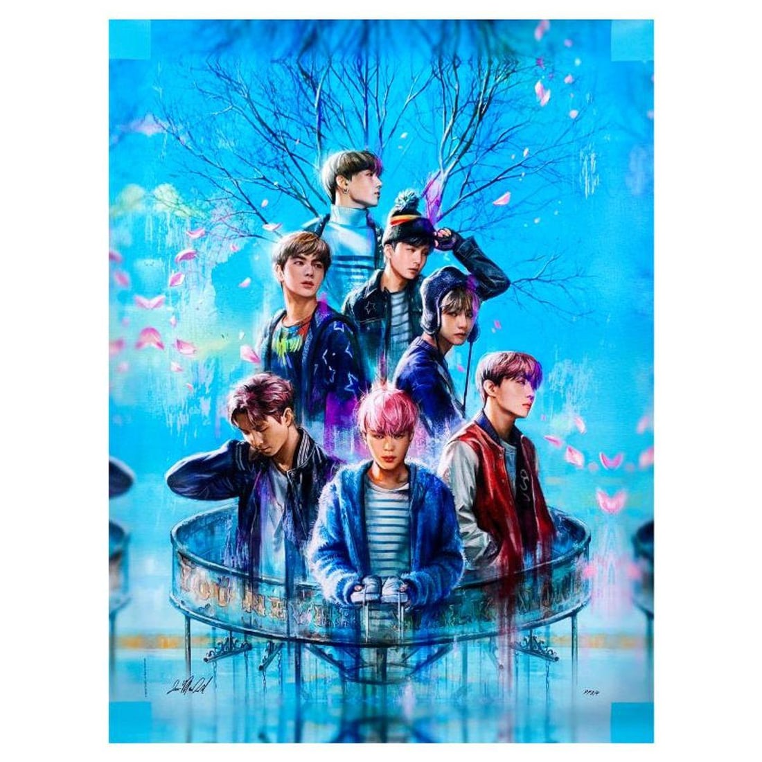 Ian MacDonald, "BTS: Spring Day" Limited Edition on Canvas, PP Numbered 3/4 and Signed with Letter (1 of 2)