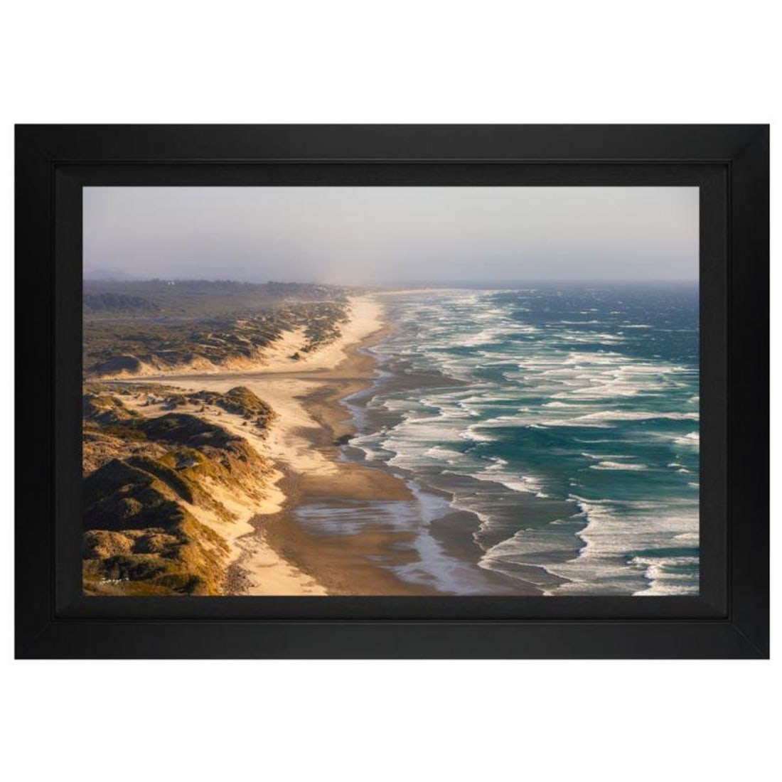 Jongas, "Land vs Sea" Framed Limited Edition on Canvas, Numbered and Hand Signed with Letter of: Land vs Sea is a limited edition giclee on canvas by photographer Jongas, numbered and hand signed by the artist. The piece comes custom framed and includes Letter of Authenticity. Measures approximat