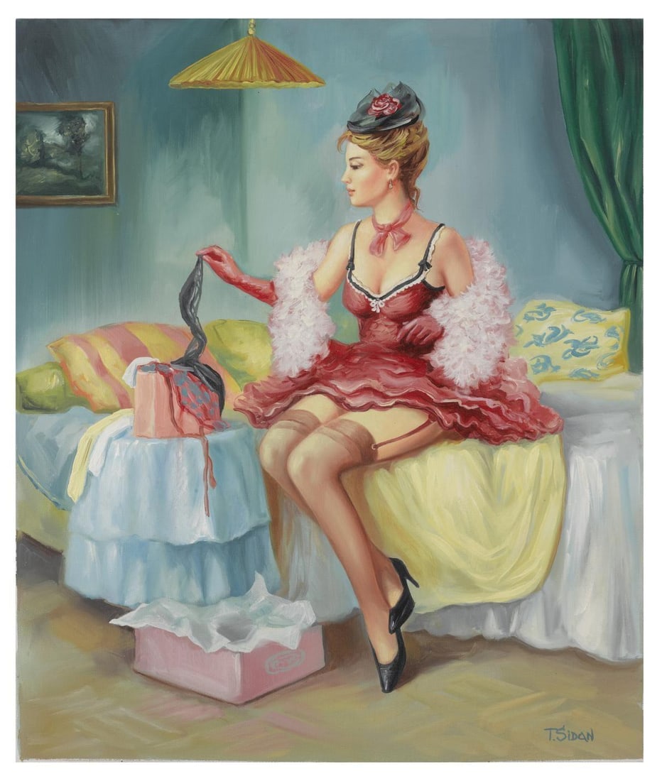 Taras Sidan- Original Giclee on Canvas "Ana": Artist: Taras Sidan. Medium: Original Giclee on Canvas. Title: Ana. Size: 24" x 20". Signature: Hand Signed by the Artist. Certificate of Authenticity: From the publisher. Reference#: 21093.