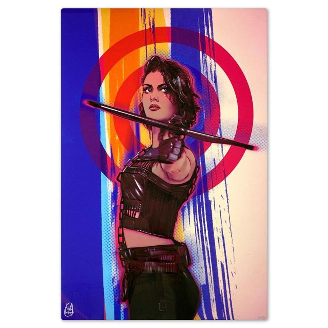 DC Comics & Tula Lotay, "Birds of Prey: Huntress" Limited Edition on Aluminum, PP Numbered 1/2 and: Birds of Prey: Huntress is a limited edition giclee on aluminum from DC Comics and Tula Lotay, PP numbered 1/2 and bearing the authorized signature of the artist. Includes Letter of Authenticity.