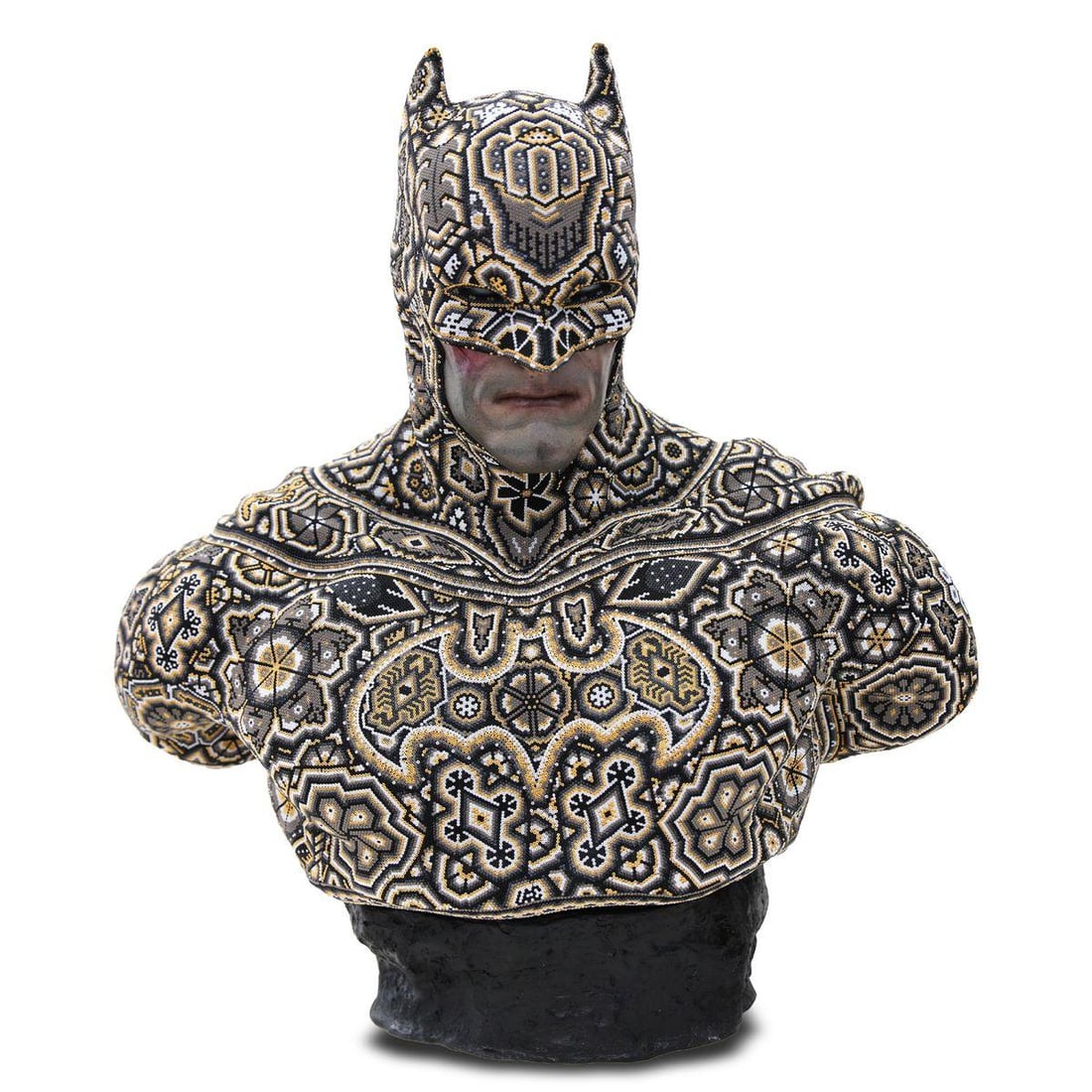 Rick Wolfryd- Original Mixed Media Sculpture "Batman Forever": Artist: Rick Wolfryd. Medium: Original Mixed Media Sculpture. Title: Batman Forever. Size: 26" x 24". Signature: Hand Signed by the artist. Certificate of Authenticity: Is included. Additional: 26x24x