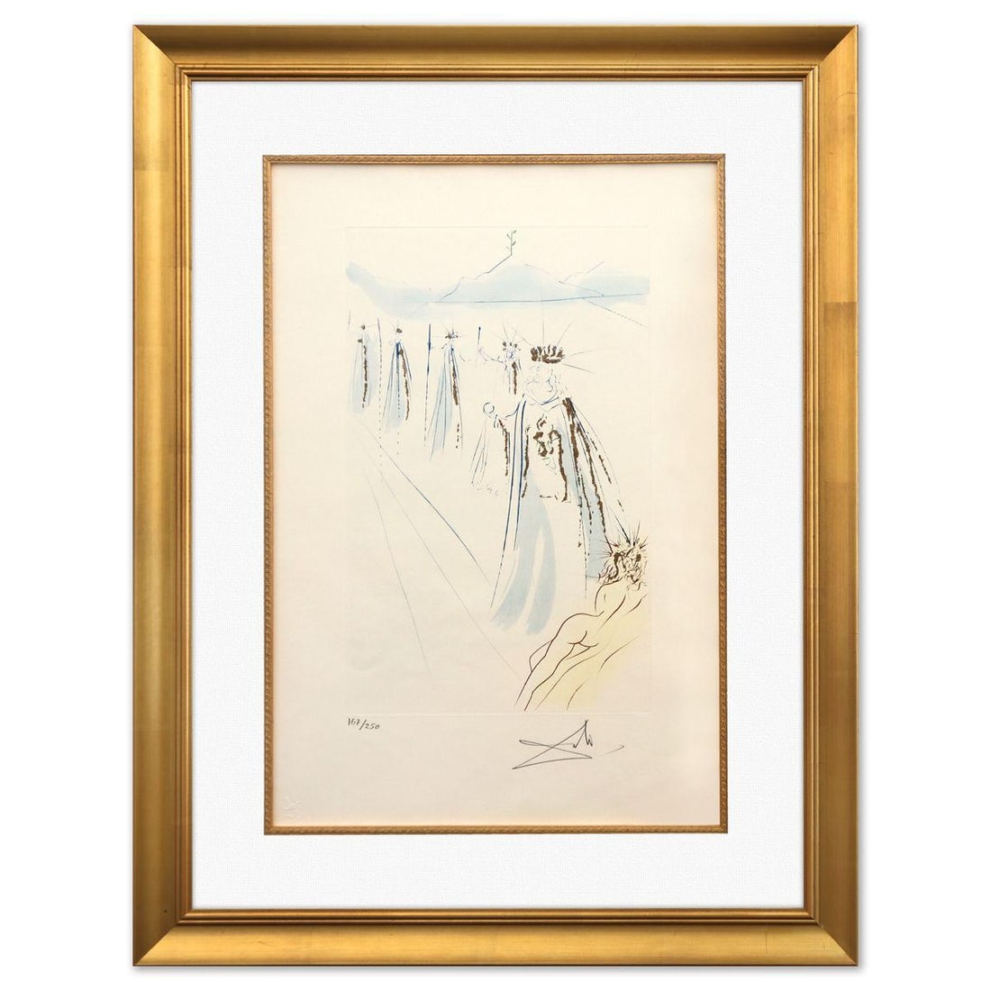 Salvador Dali- Original Lithograph "The King's Train" (1 of 2)