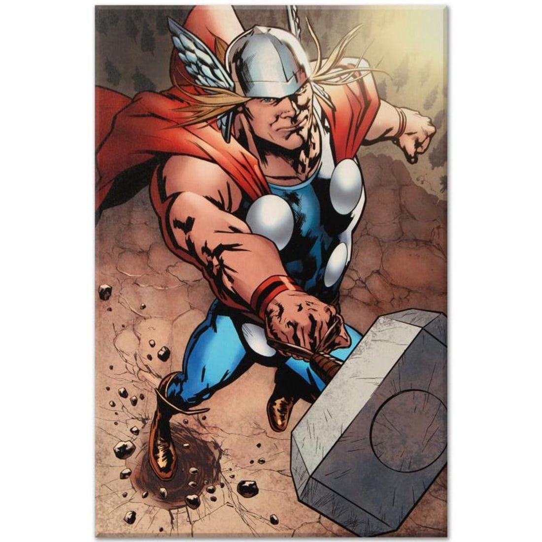 Marvel Comics "Wolverine Avengers Origins: Thor #1 & The X-Men #2" Numbered Limited Edition Giclee: A piece of comic book history, this limited edition, from original art by Kaare Andrews, depicts the heroic Thor. Kaare Andrews is a Canadian comic book writer and artist and filmmaker known for his c