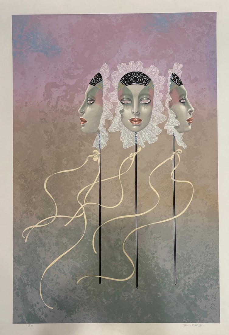 Mark Van Epps- Lithograph on paper: Artist: Mark Van Epps. Medium: Lithograph on paper. Size: 24" x 36". Signature: Hand Signed and numered. Reference#: 94168.