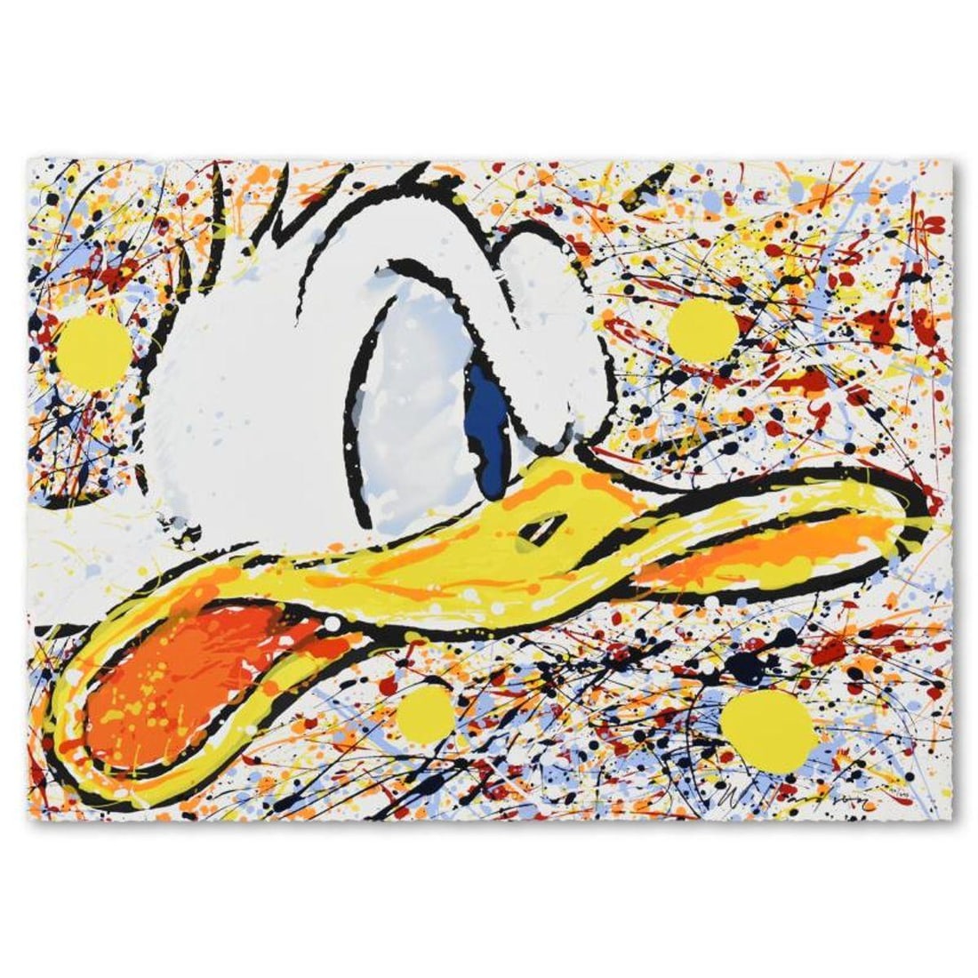 David Willardson, "More Bang for Your Duck" Hand Signed Limited Edition Disney Serigraph with Letter: More Bang for Your Duck is a Disney Fine Art limited edition serigraph on deckle edge paper by David Willardson, numbered and hand signed by the artist. Includes Letter of Authenticity. Measures