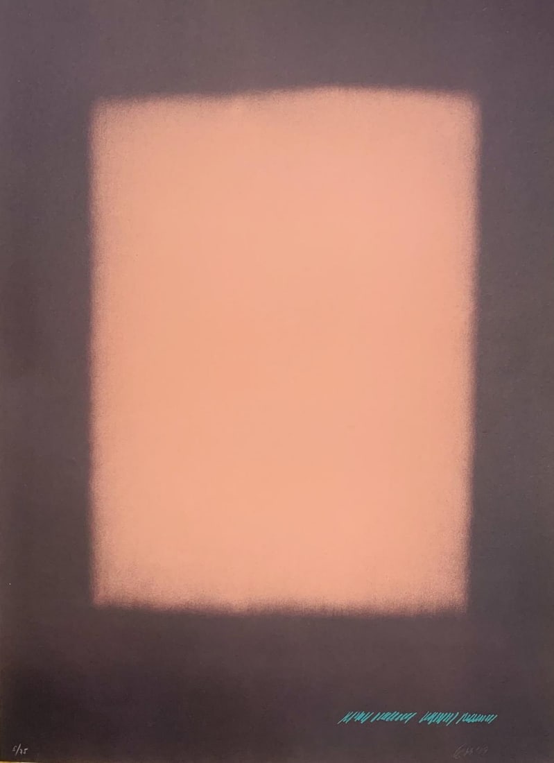 Eric Orr- Limited Edition on Paper: Artist: Eric Orr. Medium: Limited Edition on Paper. Size: 24" x 30". Signature: Signed. Reference#: 28488.