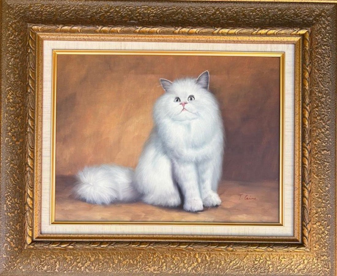 T. Cain- Original painting on canvas: Artist: T. Cain. Medium: Original painting on canvas. Size: 20" x 26". Signature: Hand Signed. Reference#: 33511.