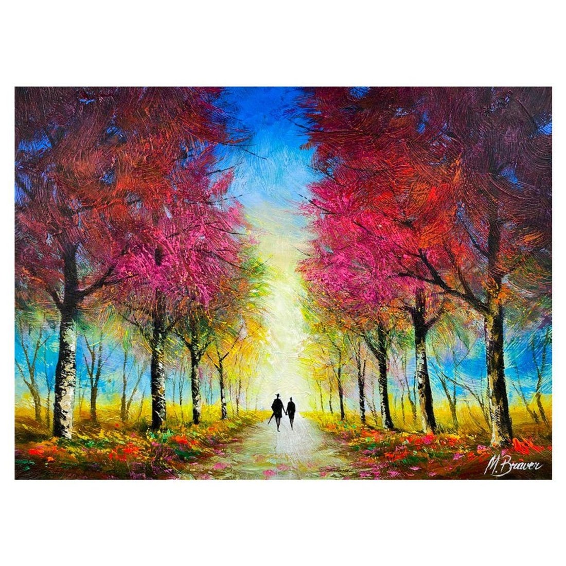 Mark Braver, Original Acrylic Painting on Canvas, Hand Signed with Letter of Authenticity.: This is an original acrylic painting on canvas by Mark Braver, hand signed by the artist. Includes Letter of Authenticity. Measures approx. 18" x 24" (image).