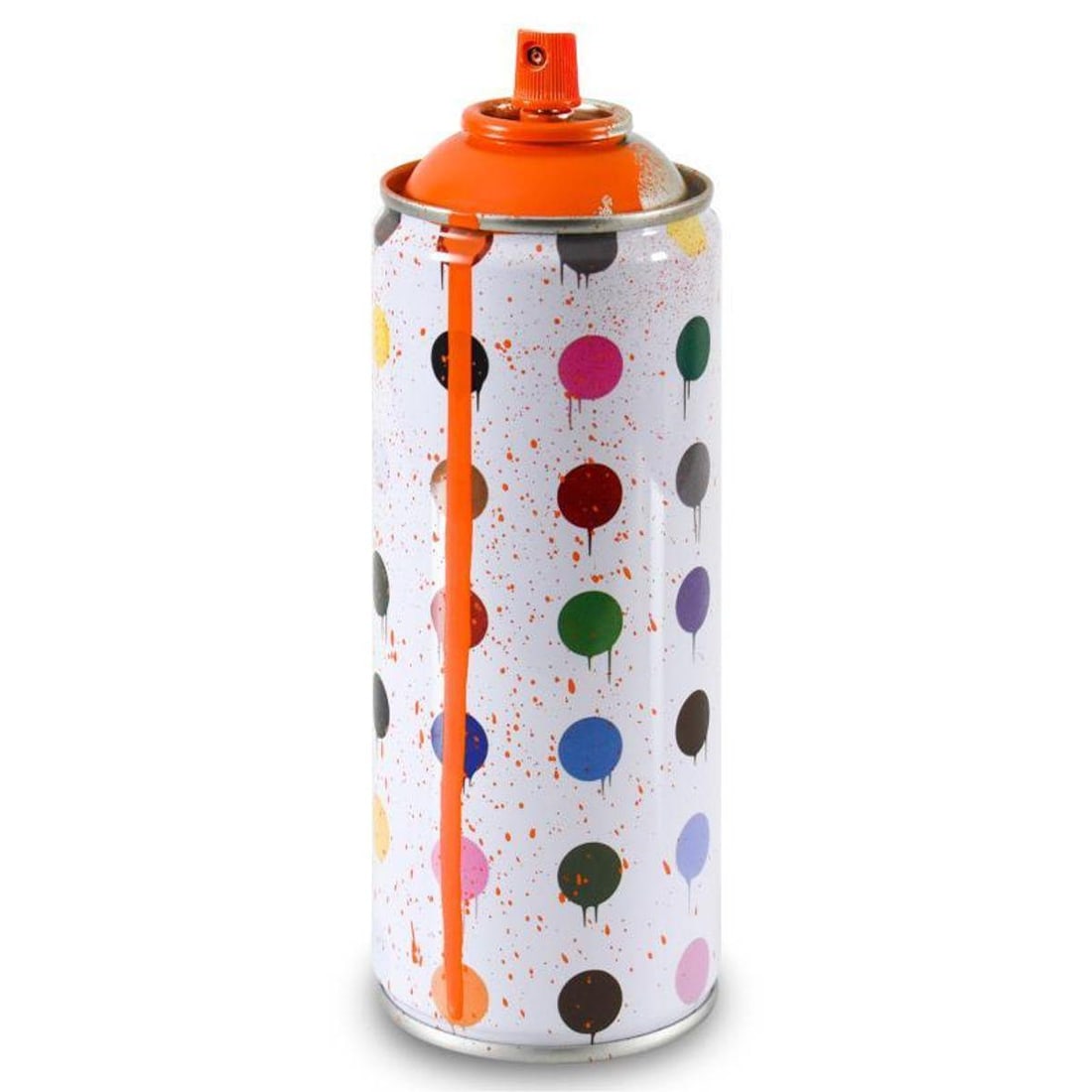 Mr. Brainwash- Mixed Media "Dots": Artist: Mr. Brainwash. Medium: Mixed Media. Title: Dots. Size: 7.5" x 2.5".