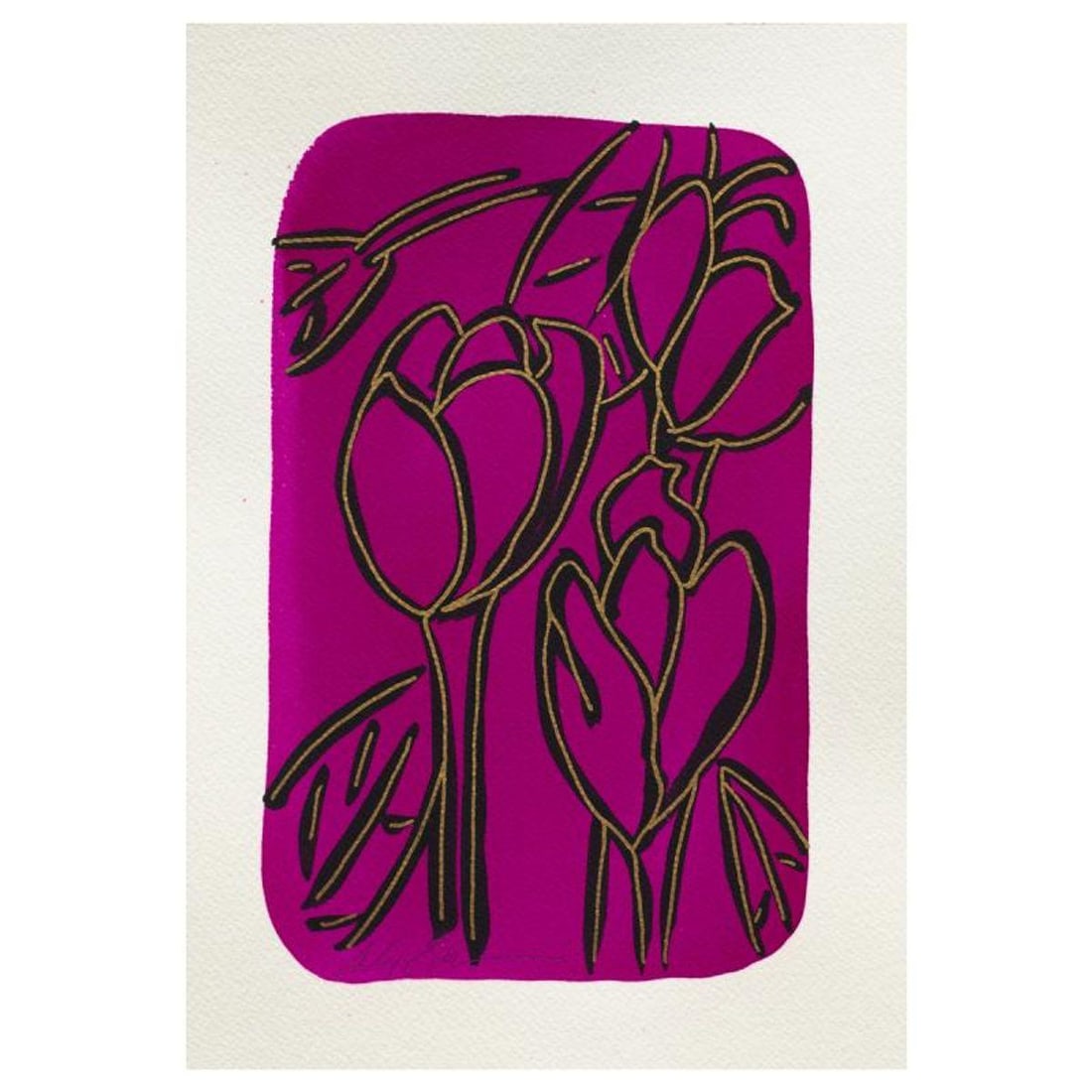 Alex Echo, "Untitled" Hand Signed Original Painting with Letter of Authenticity. (1 of 1)