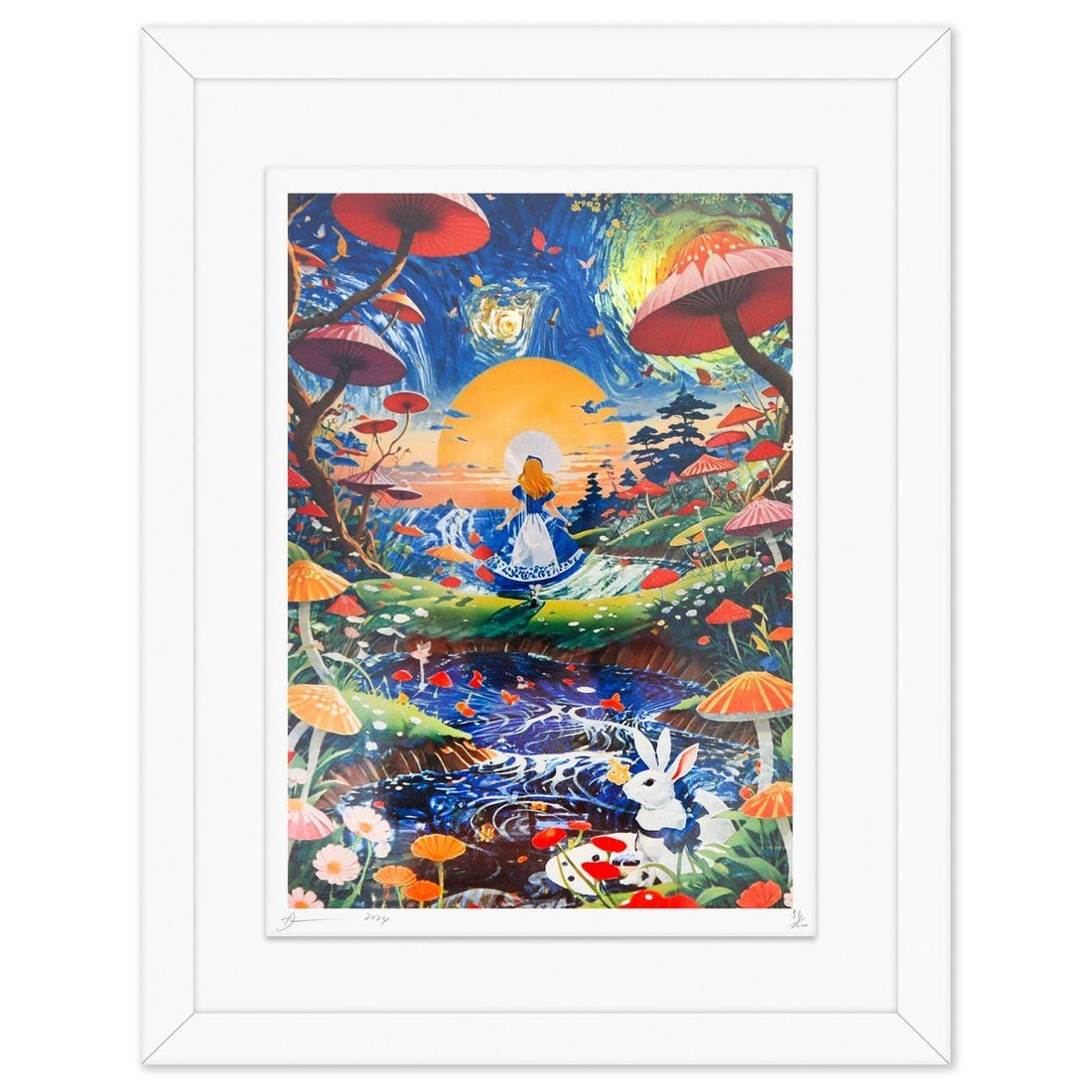Death NYC- Fine art Print: Artist: Death NYC. Medium: Fine art Print. Size: 18" x 12". Measures approx. 24" x 19" (framed). Signature: Hand signed and numbered. Certificate of Authenticity: Is included. Reference#: 49208.