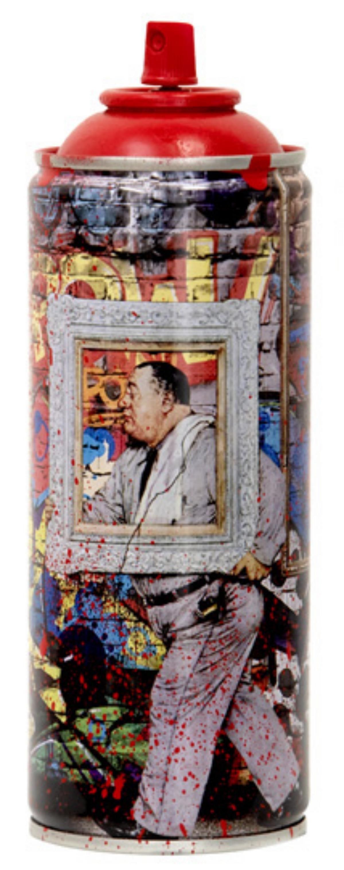 Mr. Brainwash- SPRAY CAN "WALL FRAME, 2020": Artist: Mr. Brainwash. Medium: SPRAY CAN. Title: WALL FRAME, 2020. Size: 7.5" x 2.5". Signature: Numbered and dated. Additional: Cans Include Case. Reference#: 14415.