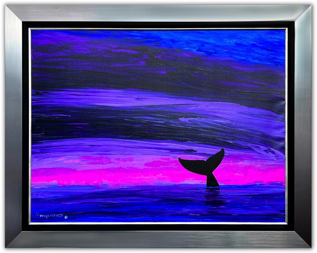 Wyland- Original Painting on Canvas "Whale Tale" (1 of 3)
