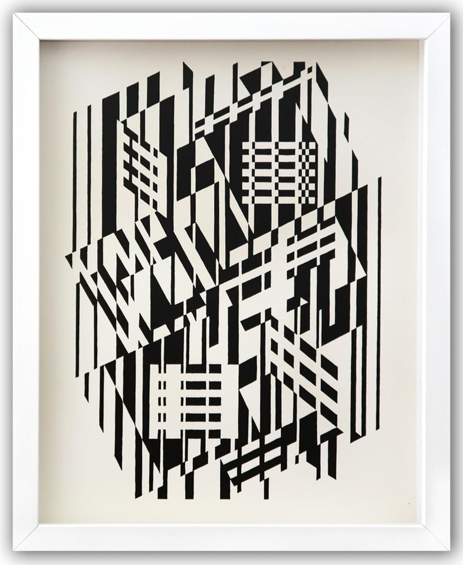 Victor Vasarely- Heliogravure Print "Untitled" (1 of 1)