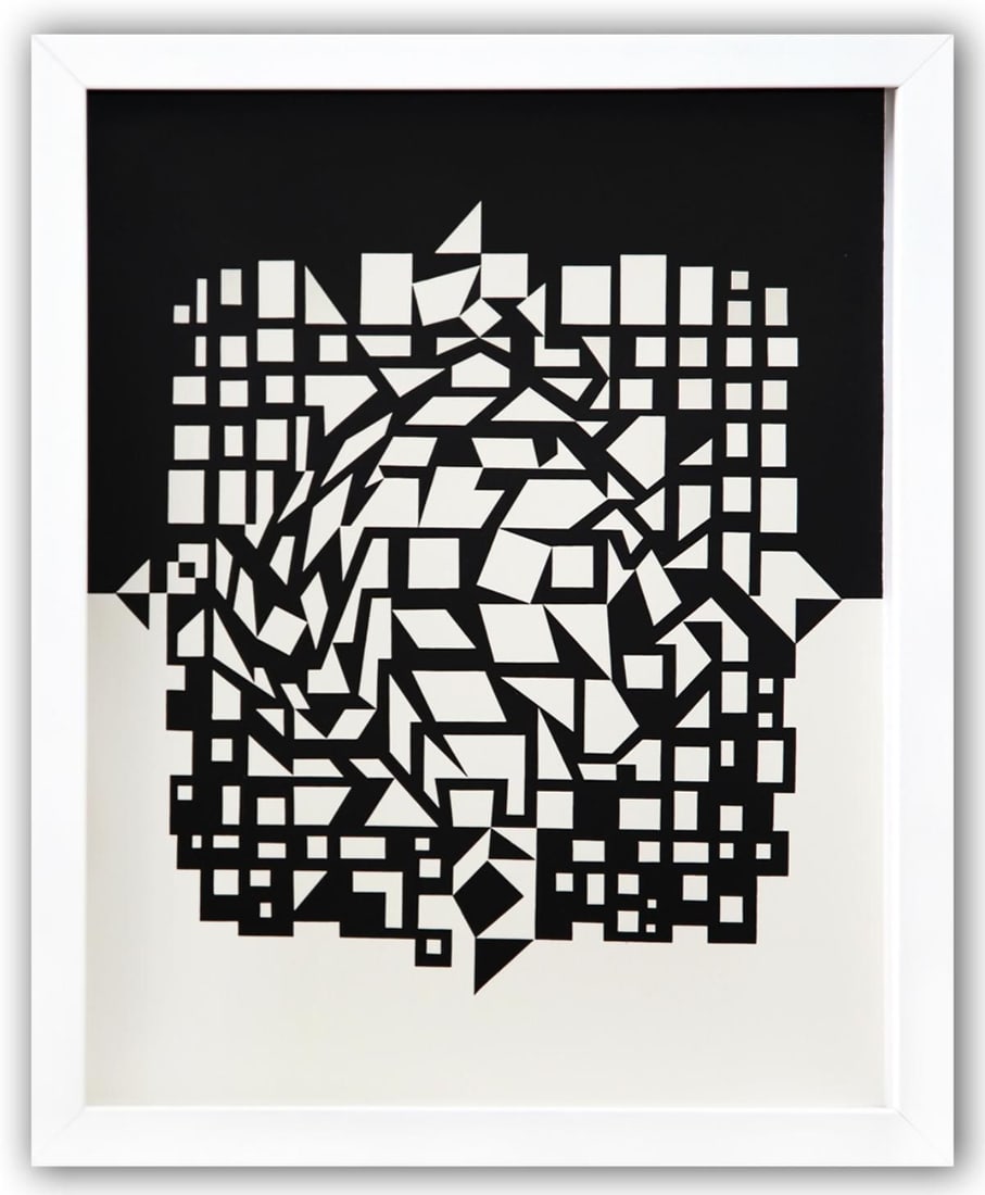 Victor Vasarely- Heliogravure Print "Untitled" (1 of 1)