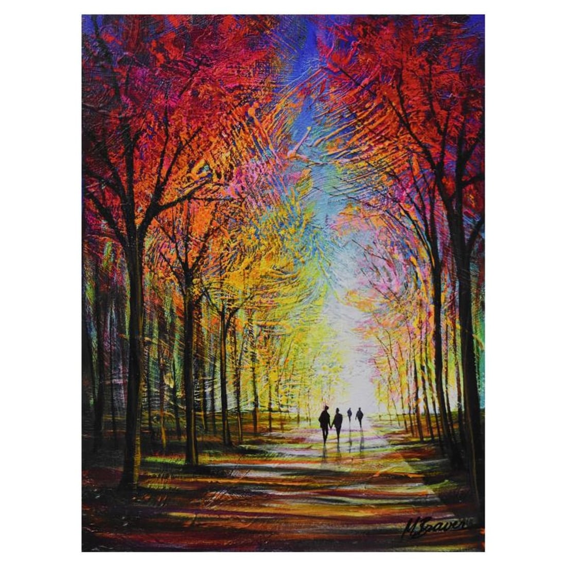 Mark Braver, Limited Edition Serigraph on Canvas, Numbered Inverso and Hand Signed with Letter of (1 of 2)