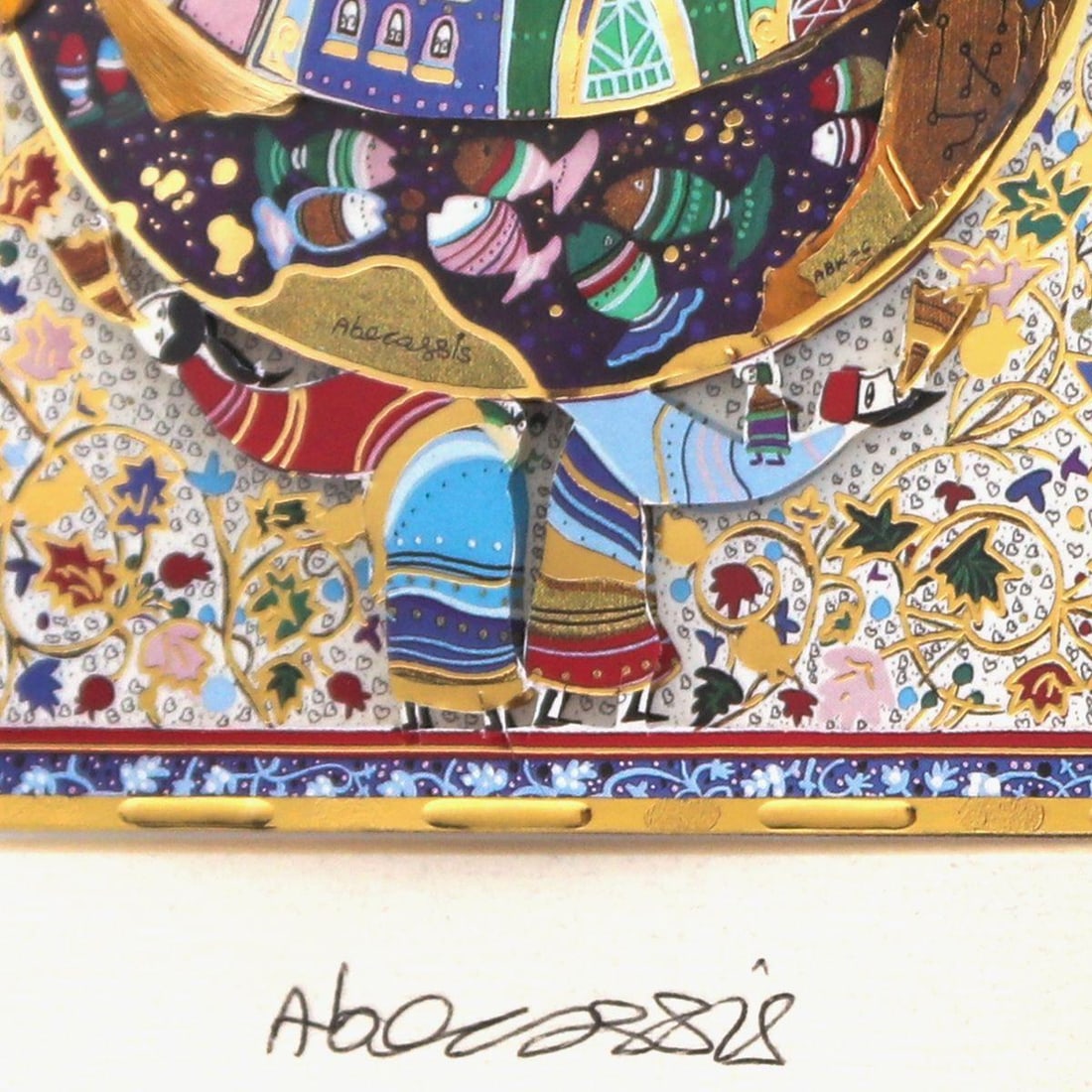 Raphael Abecassis- Original 6-Layer Decoupage - 2