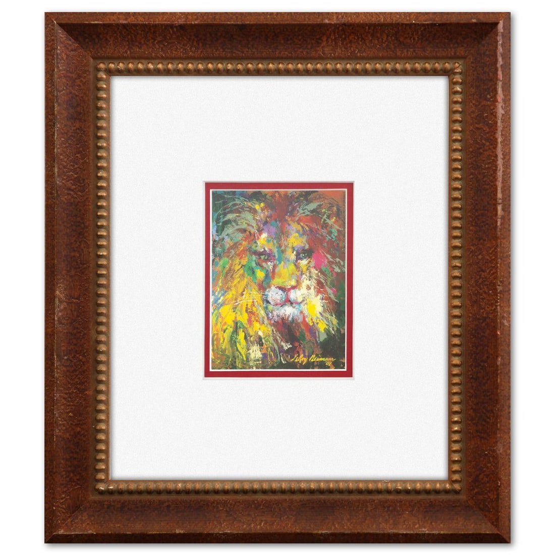 Leroy Neiman- Offset Lithograph: Artist: Leroy Neiman. Medium: Offset Lithograph. Size: 6" x 4.5". Measures approx. 18" x 16" (framed). Signature: Signed in plate. Reference#: 84855.