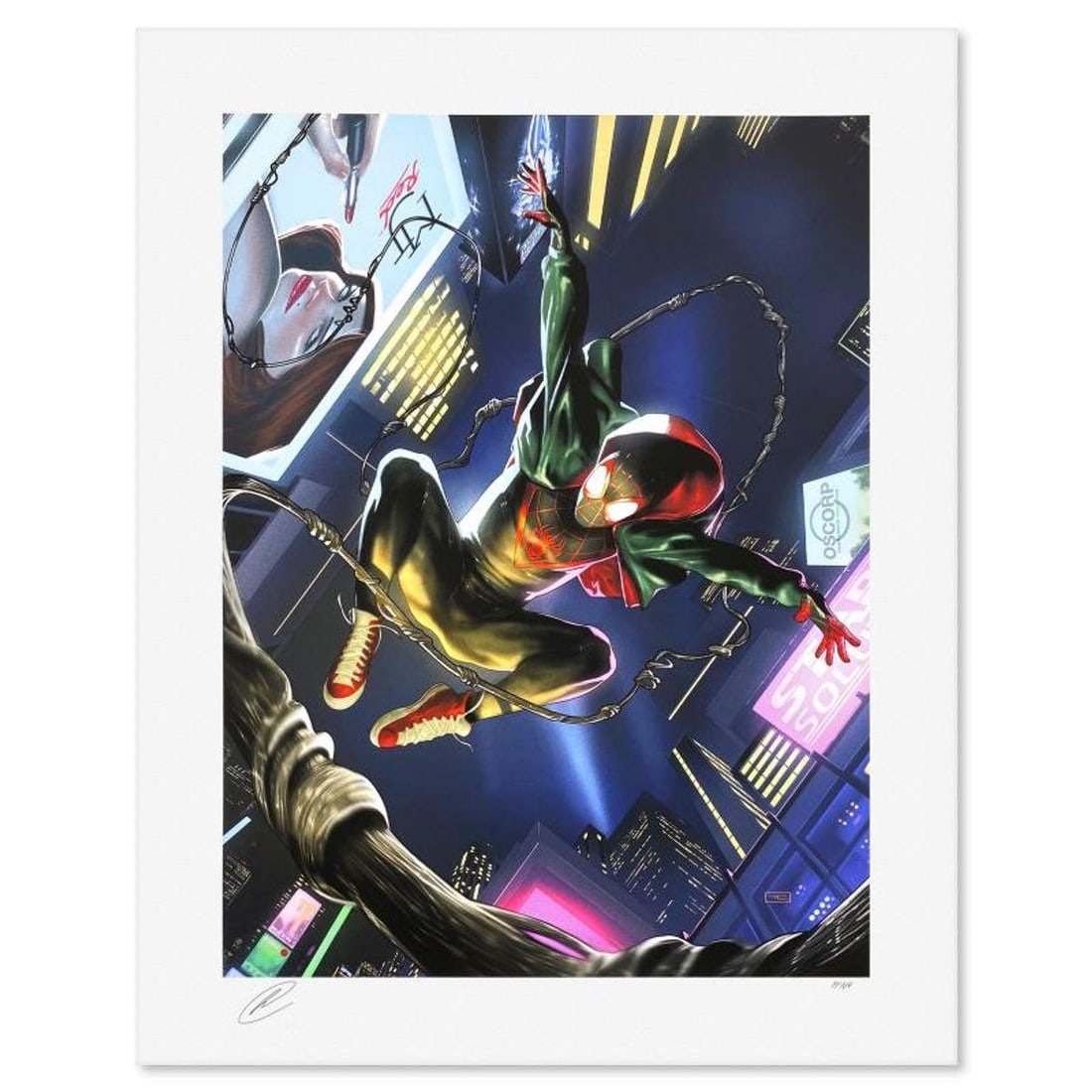 DC Comics & Taurin Clarke, "Miles Morales: Spider-Man" Limited Edition, PP Numbered 3/4 and Signed (1 of 2)