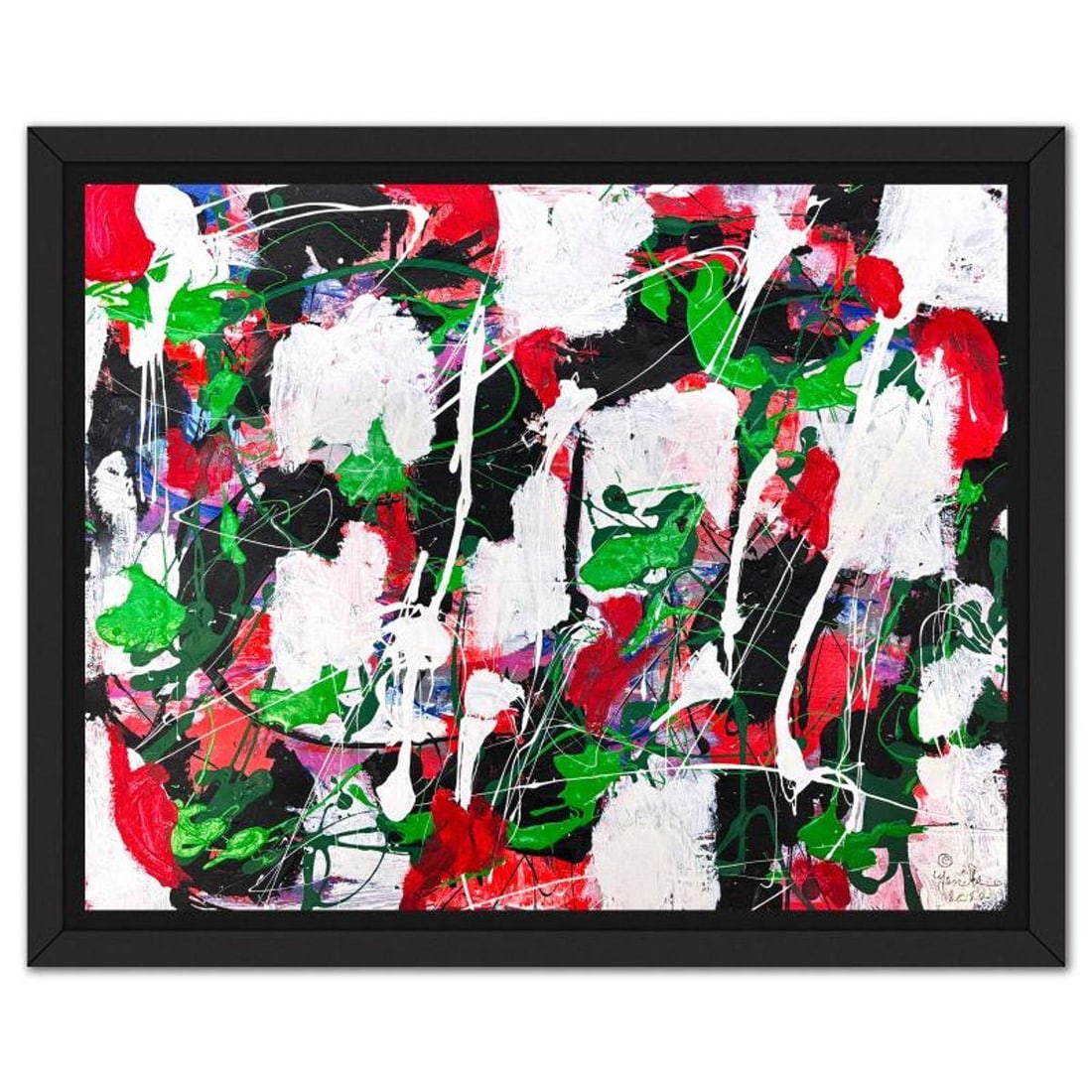 Jenik Cook, Framed Hand Signed Original Painting with Letter of Authenticity.: This is an original acrylic painting on paper by Jenik Cook. Hand signed by the artist, it includes Letter of Authenticity. This piece comes from the artist's personal collection. Measures approximate