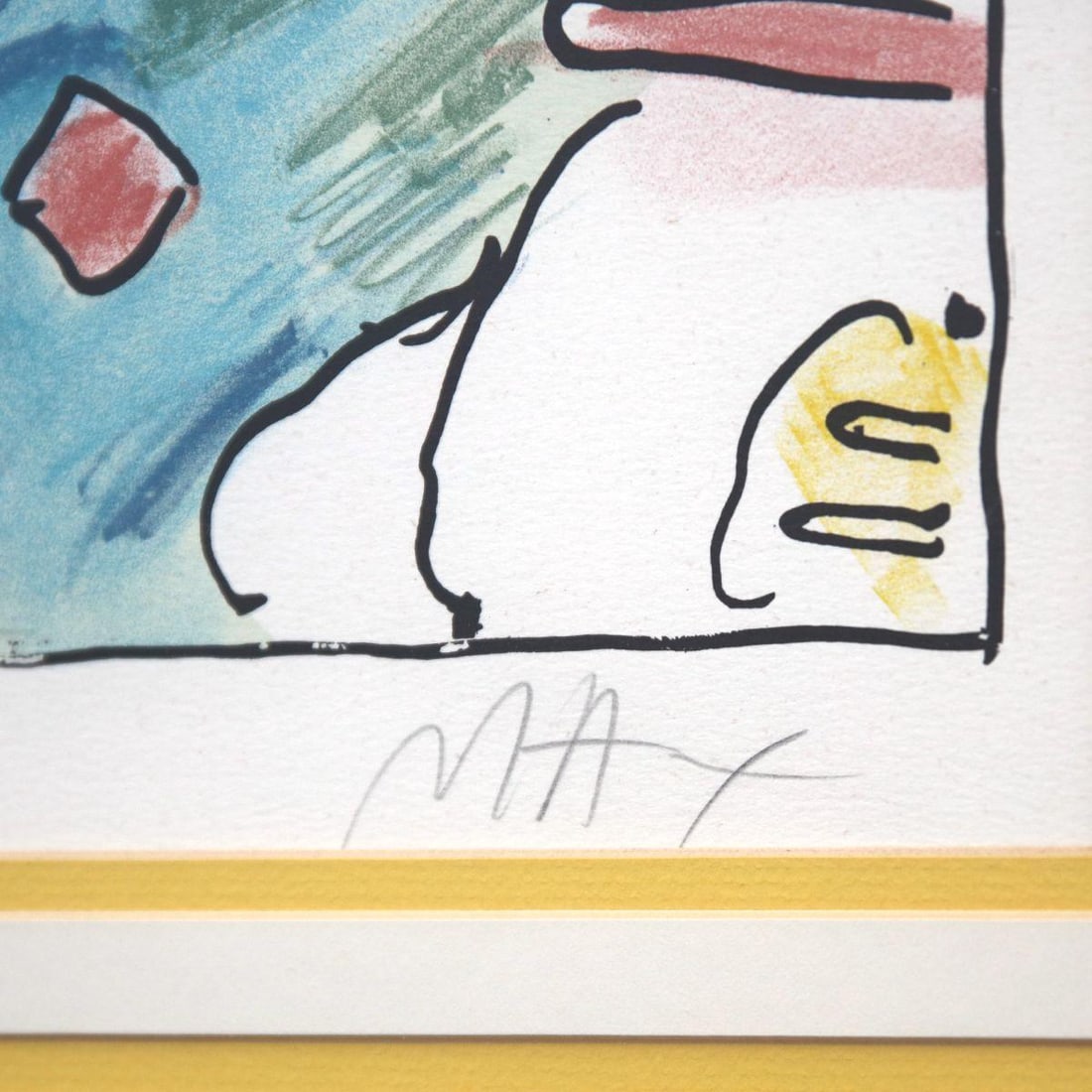 Peter Max- Lithograph "Abstract Flowers" - 2