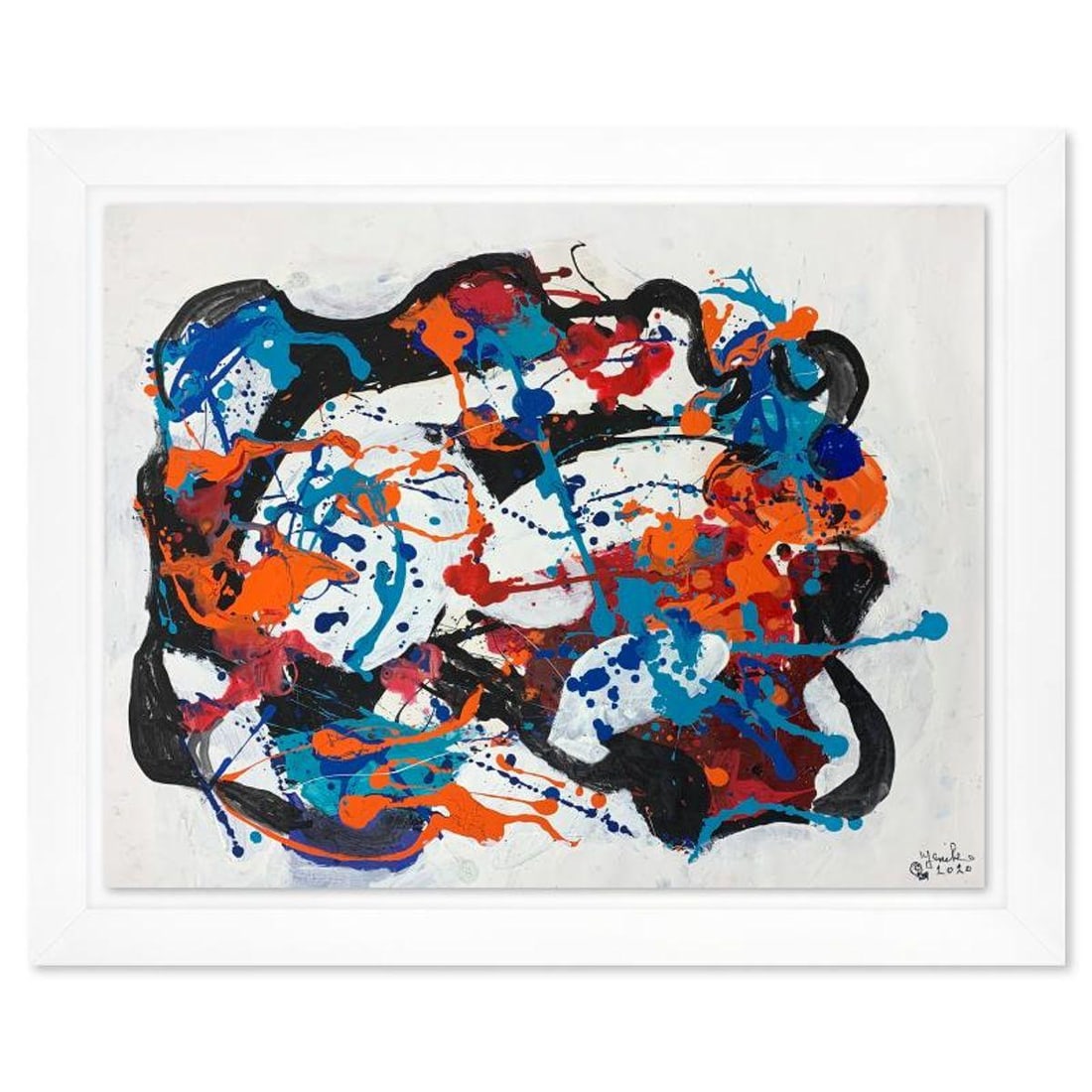 Jenik Cook, Framed Hand Signed Original Painting with Letter of Authenticity. (1 of 2)