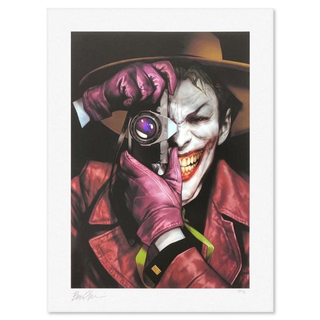 DC Comics & Ben Oliver, "The Killing Joke" Limited Edition, PP Numbered 3/4 and Signed with Letter (1 of 2)