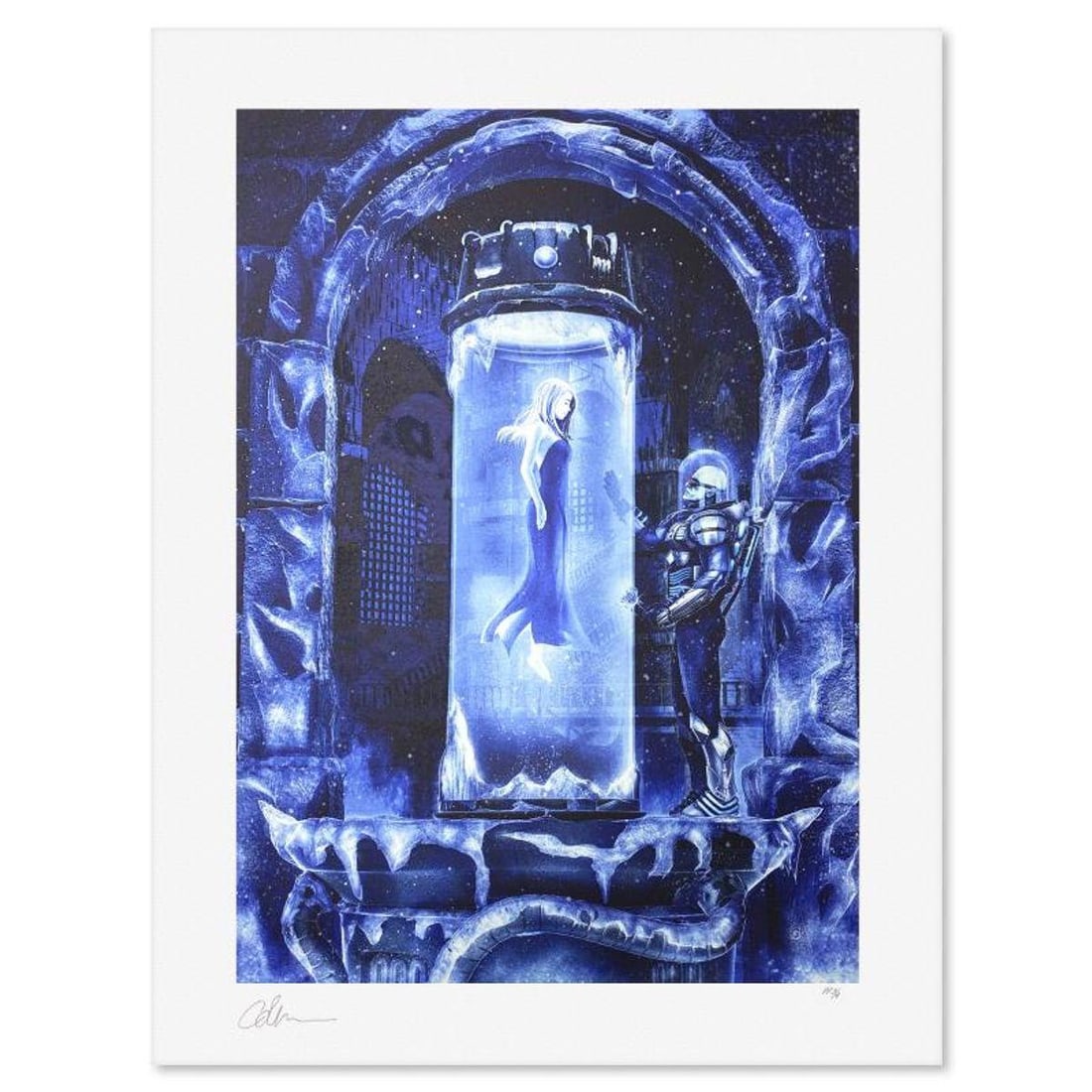 DC Comics & Chris Skinner, "Mr. Freeze: Heart of Ice" Limited Edition, PP Numbered 3/4 and Signed (1 of 2)