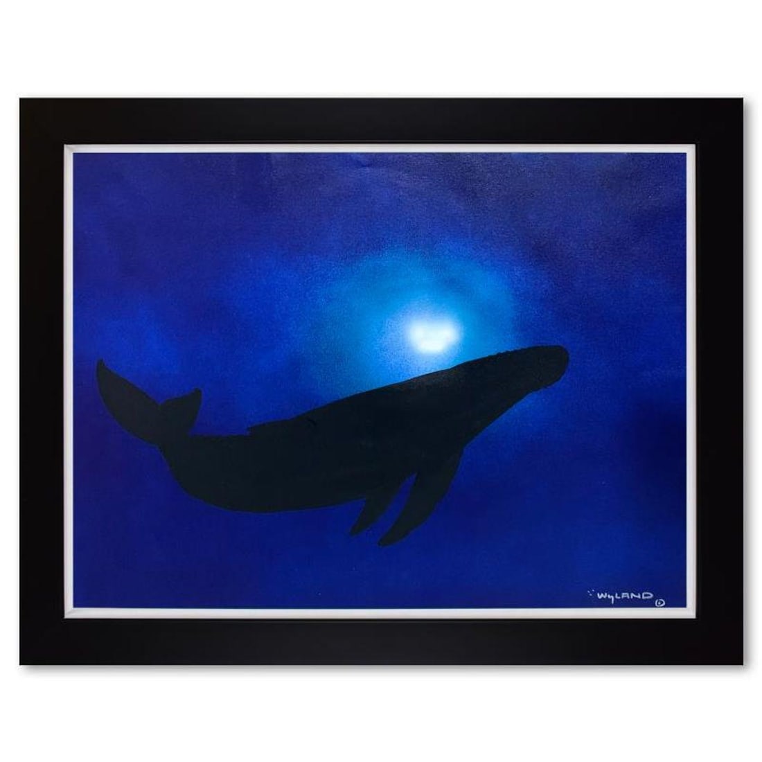 Wyland, Framed Original Painting on Canvas, Hand Signed by the artist and with a letter of: This is an original painting acrylic on canvas by Wyland. Hand signed by the artist, this piece comes framed and with a letter of authenticity. Measures approximately 36" x 46" (framed), 29" x 39" (im