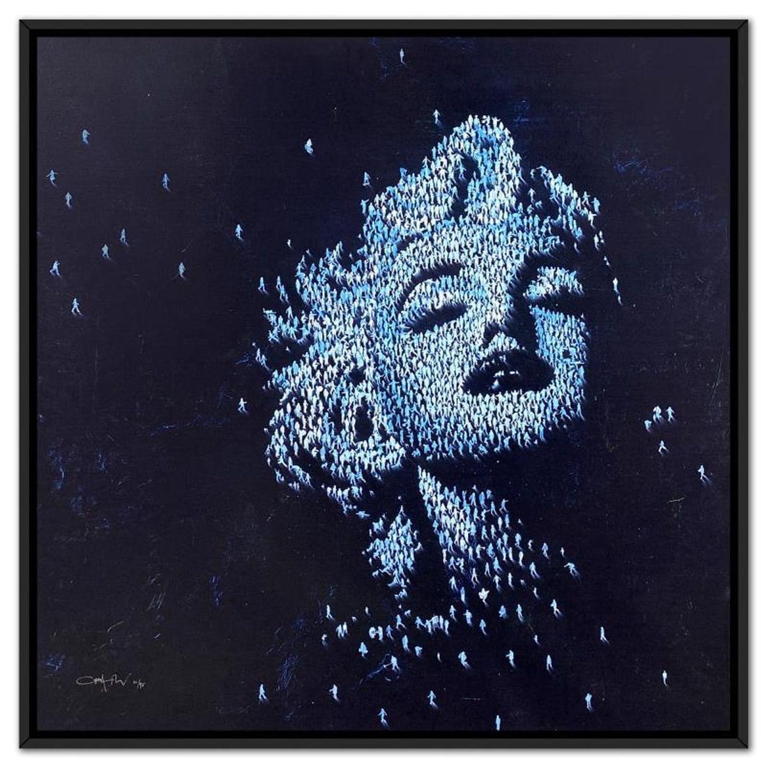 Craig Alan, "Populus: Dream Big" Framed Limited Edition on Canvas, Numbered and Hand Signed with (1 of 2)