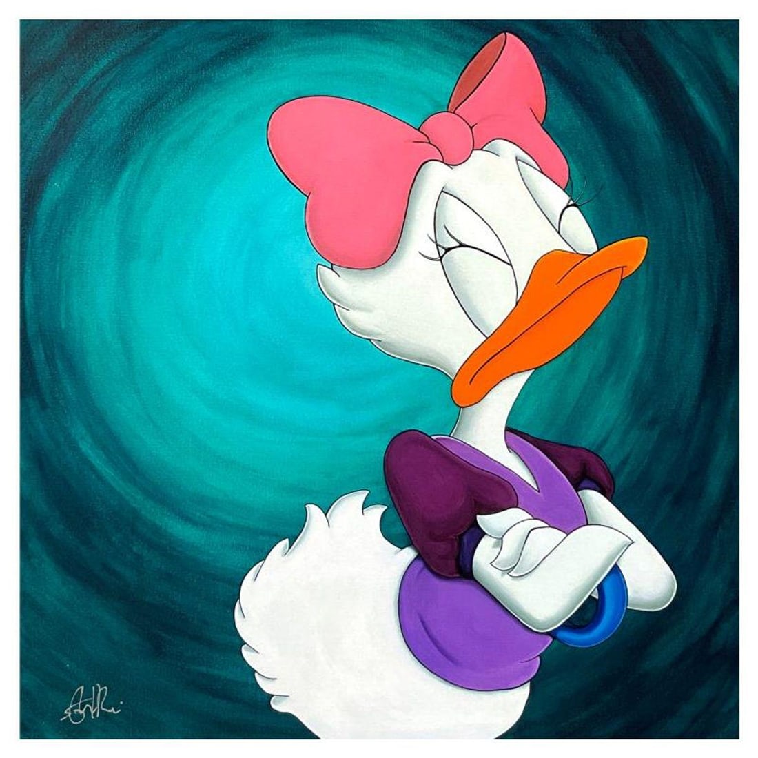 Stephen Reis, "The Lady Will Have None of It" Limited Edition on Canvas from Disney Fine Art, (1 of 2)